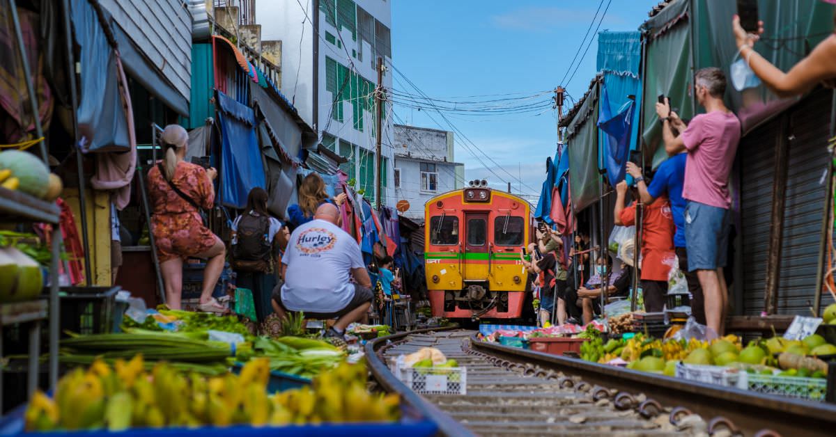 12-Day Highlights in Thailand - Mae Klong Railway Market