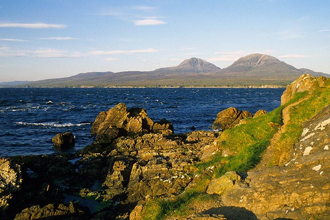 LOOKING ACROSS THE SOUND OF ISLAY TO THE PAPS OF JURA  FROM ISLAY, INNER HEBRIDES
PIC: VisitScotland
