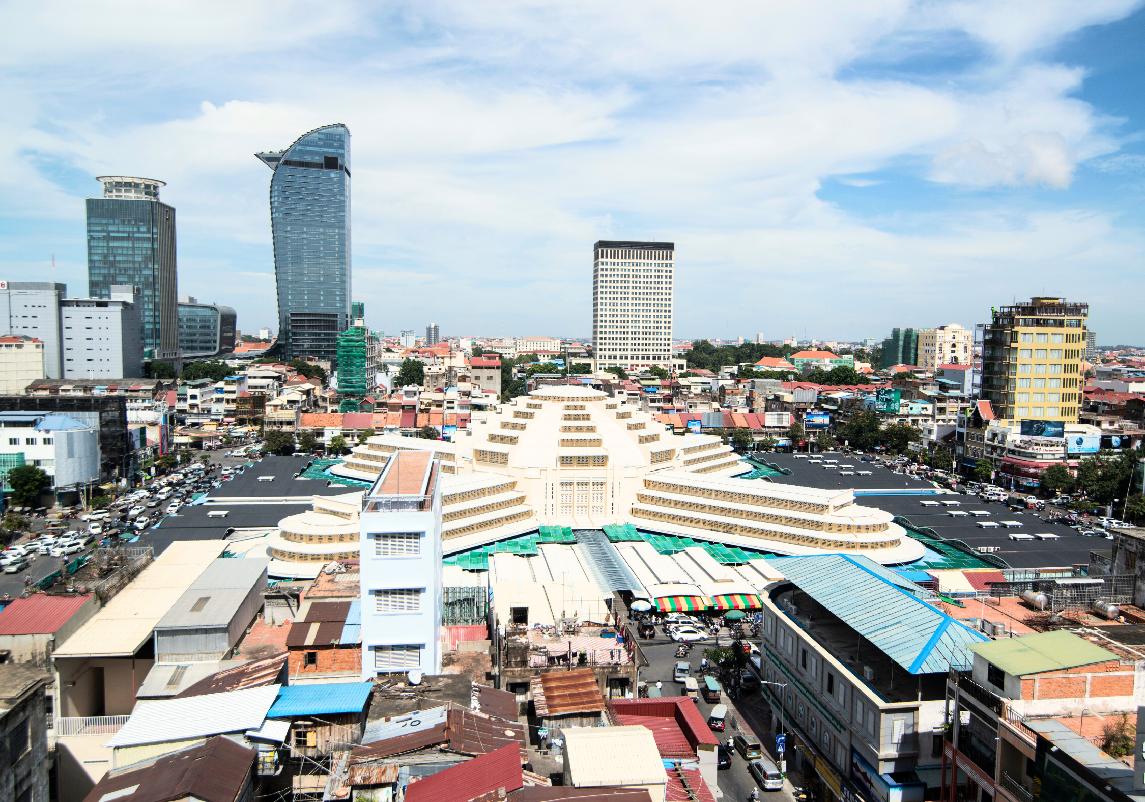 CAMBODIA PHNOM PENH CENTRAL MARKET PSAR THMEI