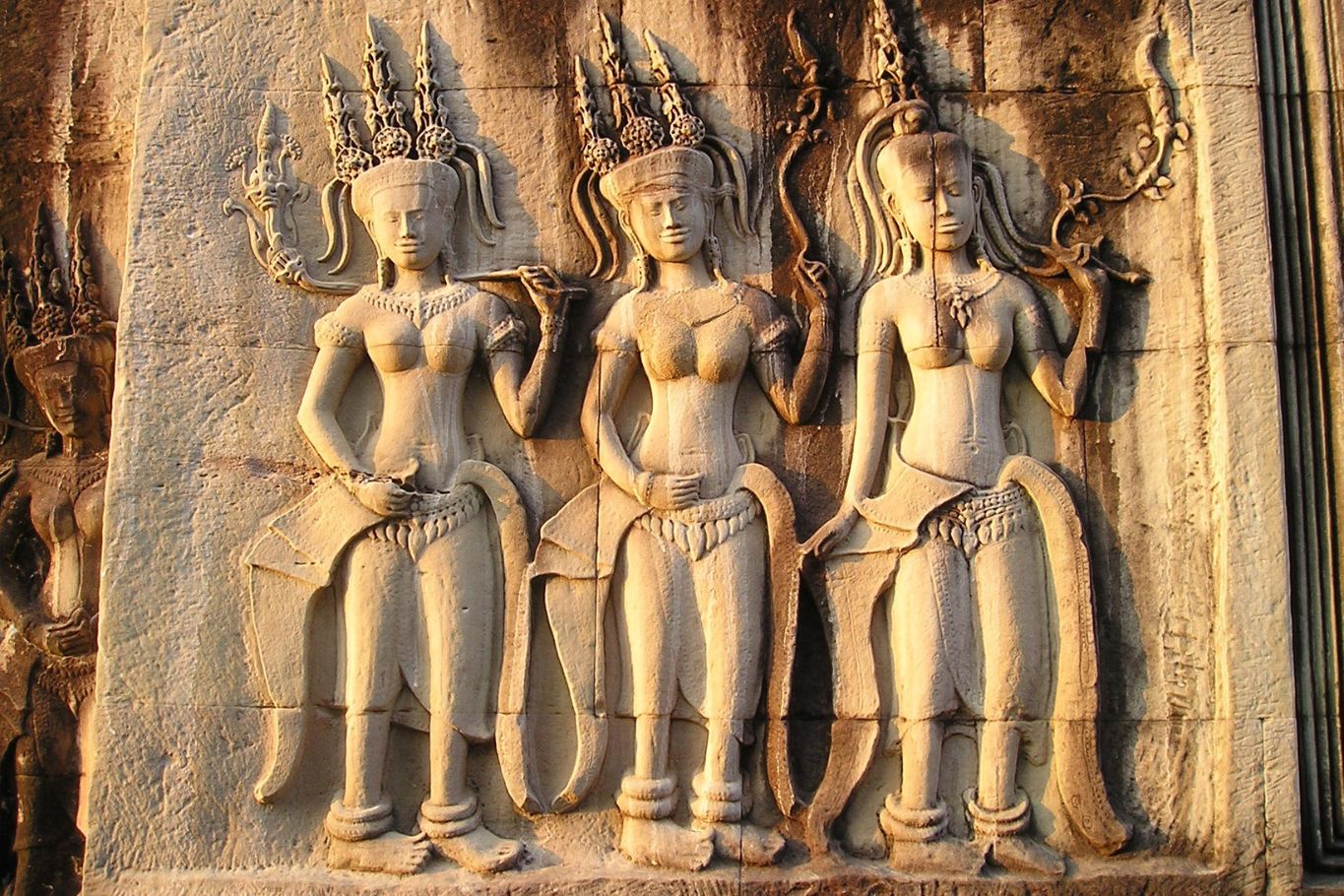 detail texture aspara dance