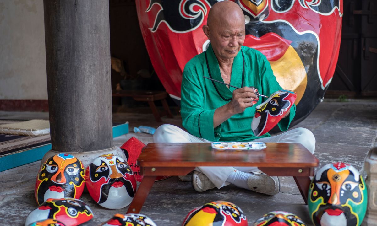 traditional mask painting