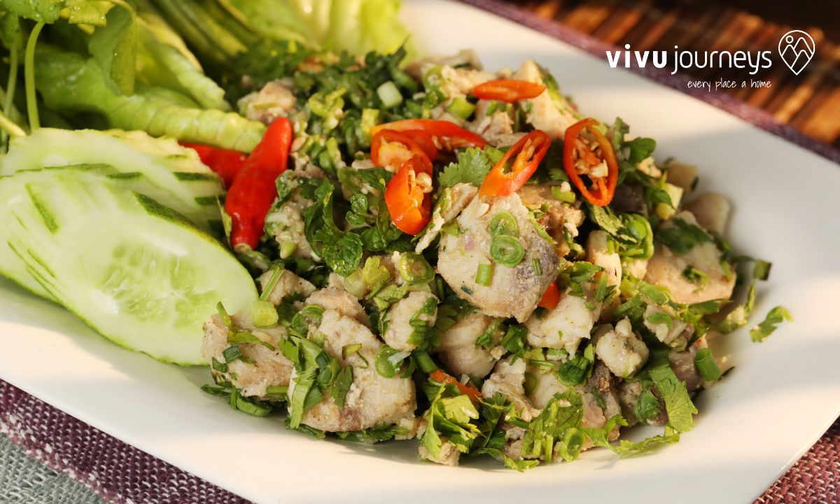 Mekong Fish Larb - Laos food