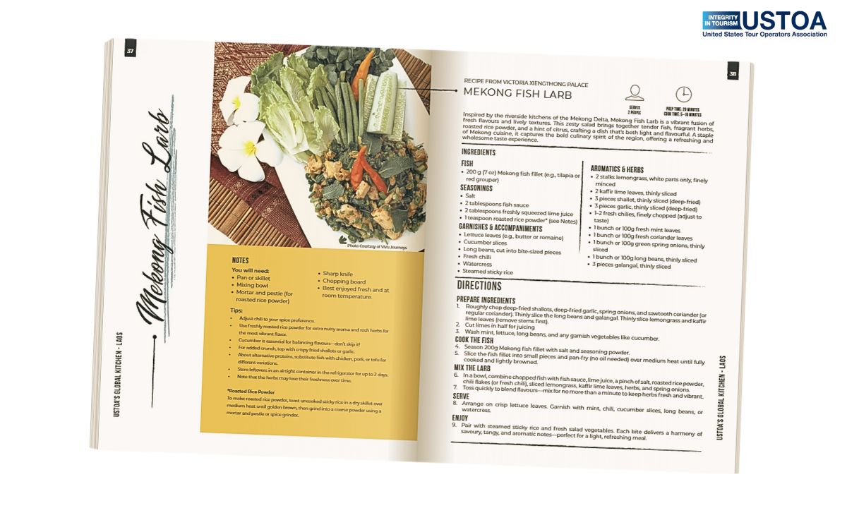 Mekong fish larb - victoria xieng thong - mekong - lao food