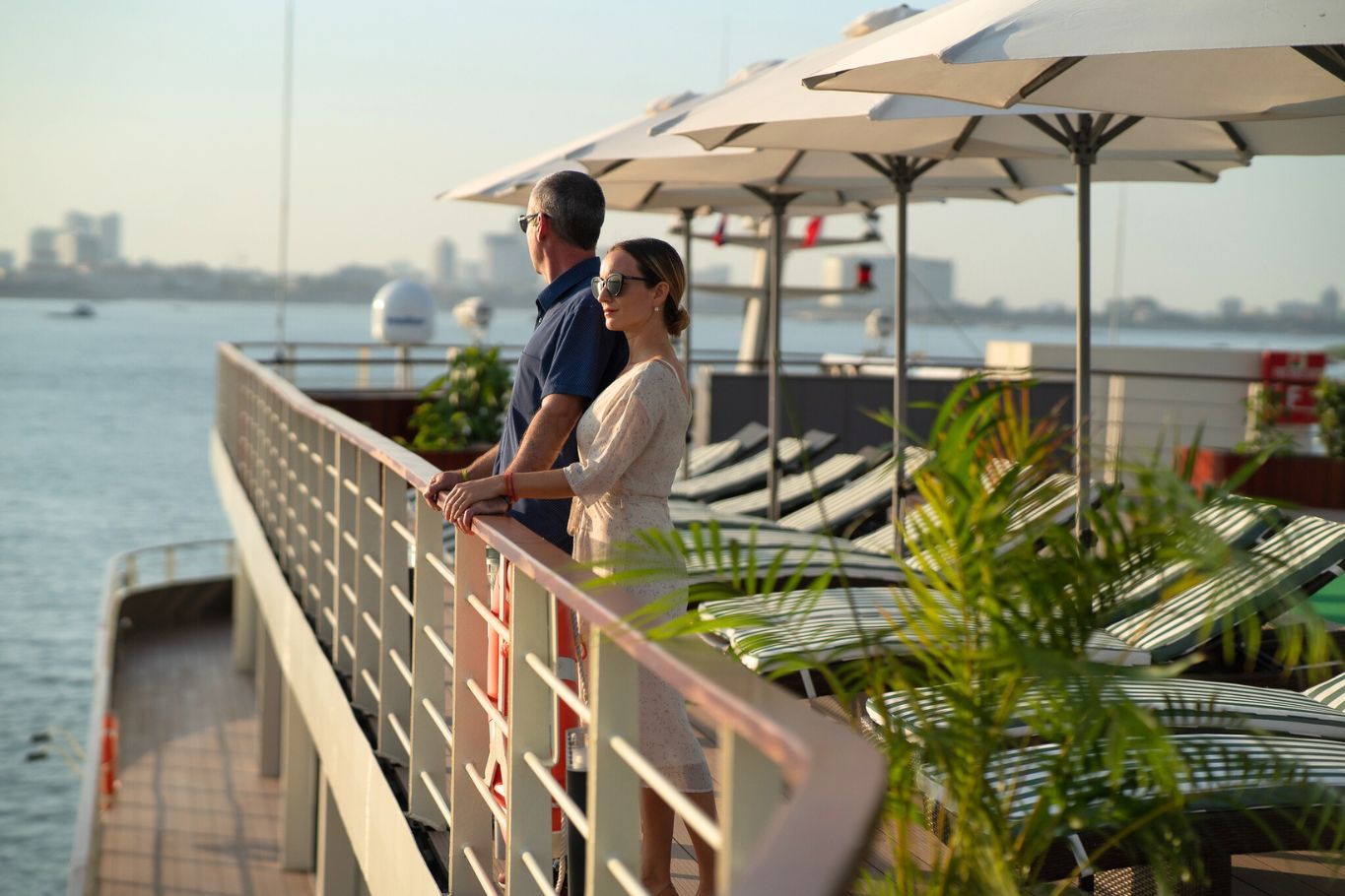 Golden hour on the Mekong