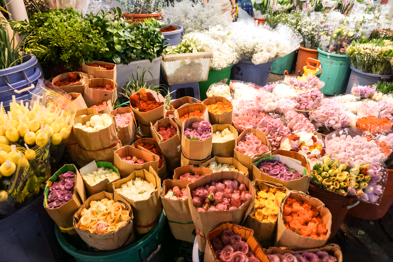 hochiminh flower market