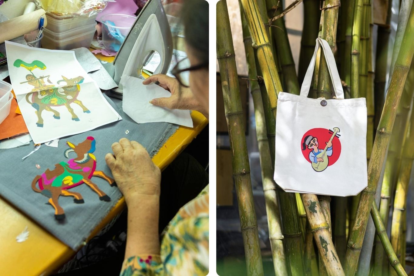 Turn craft paper into your own unique tote bag design