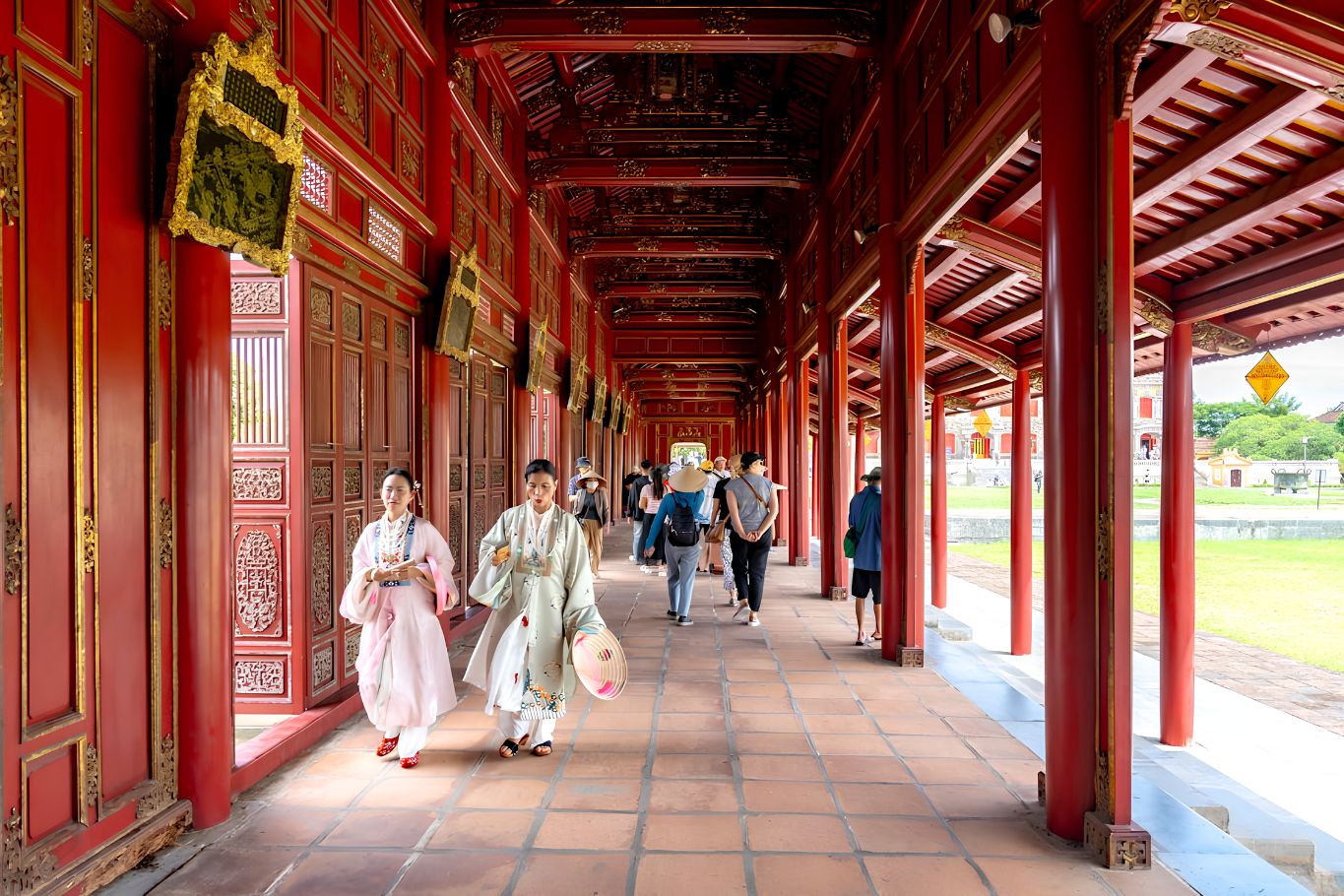 The hall way