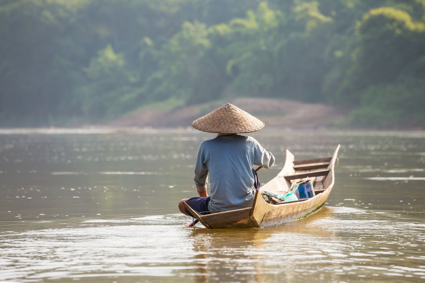 Explore the river area in Lao with the local