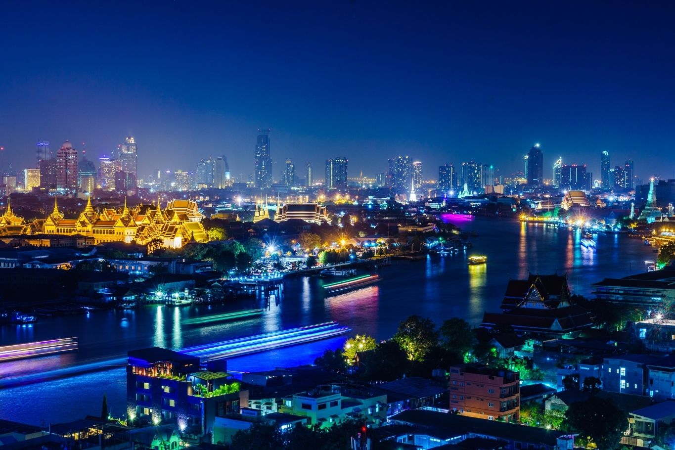 Bangkok travel experiences Chao Phraya River By Night