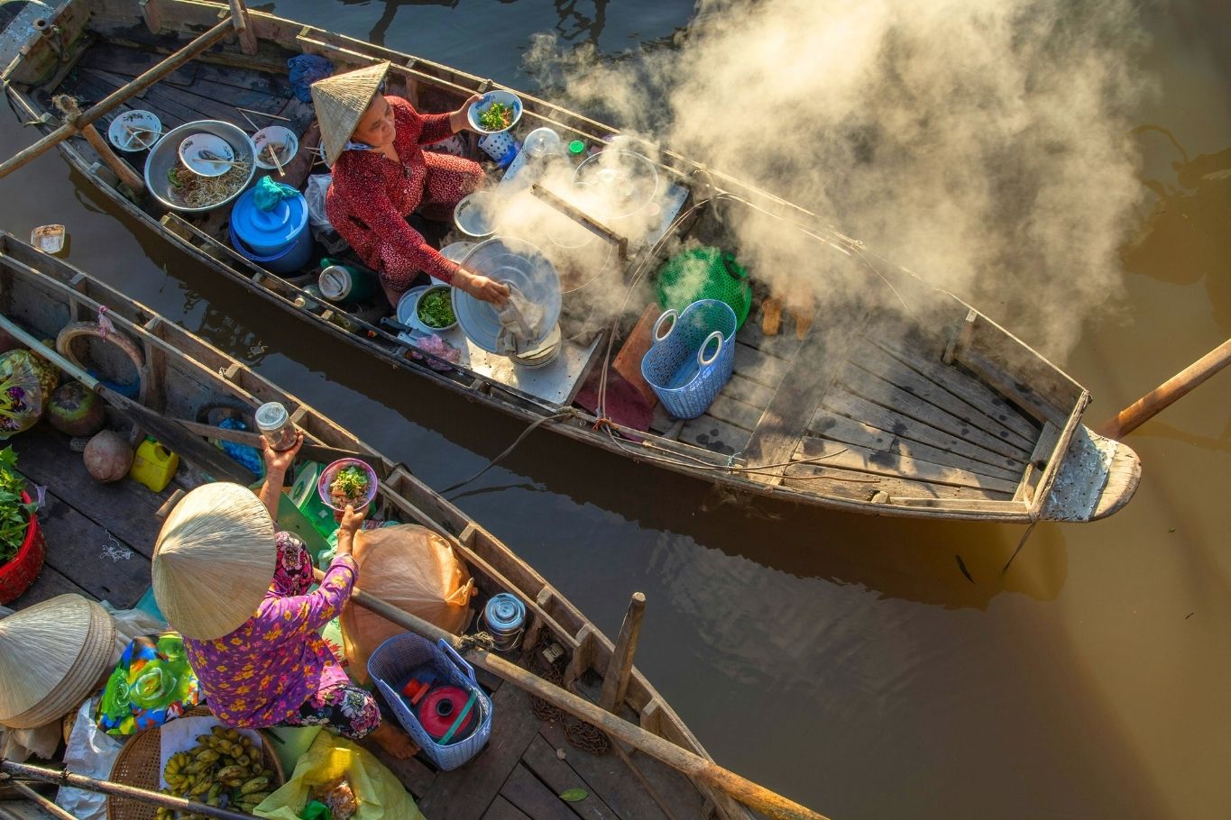 Vietnam floating markets