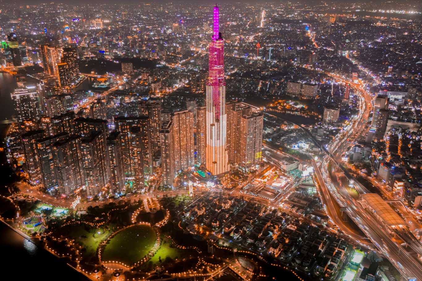 Modern skyline of Ho Chi Minh City for corporate incentive travel in Vietnam