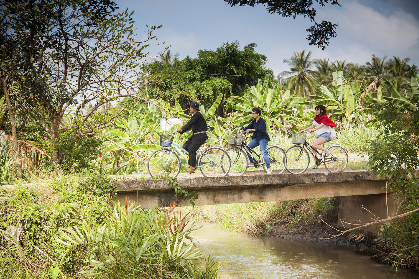 Mekong Delta - Cycling through villages in Ben Tre