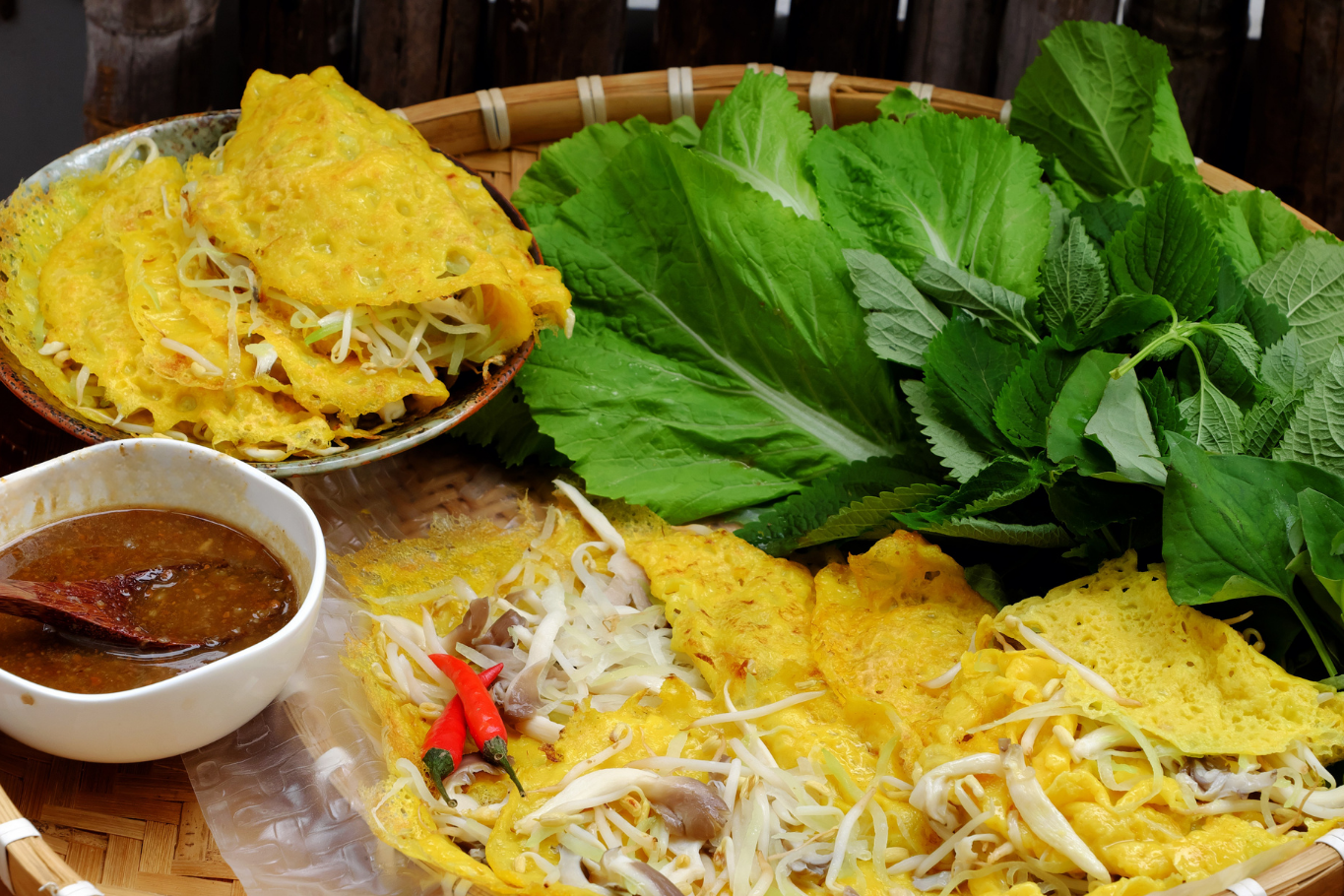 Vietnam and Laos: Banh xeo