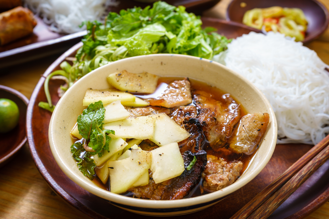 Market-to-Table Experience - Hanoi Bun Cha