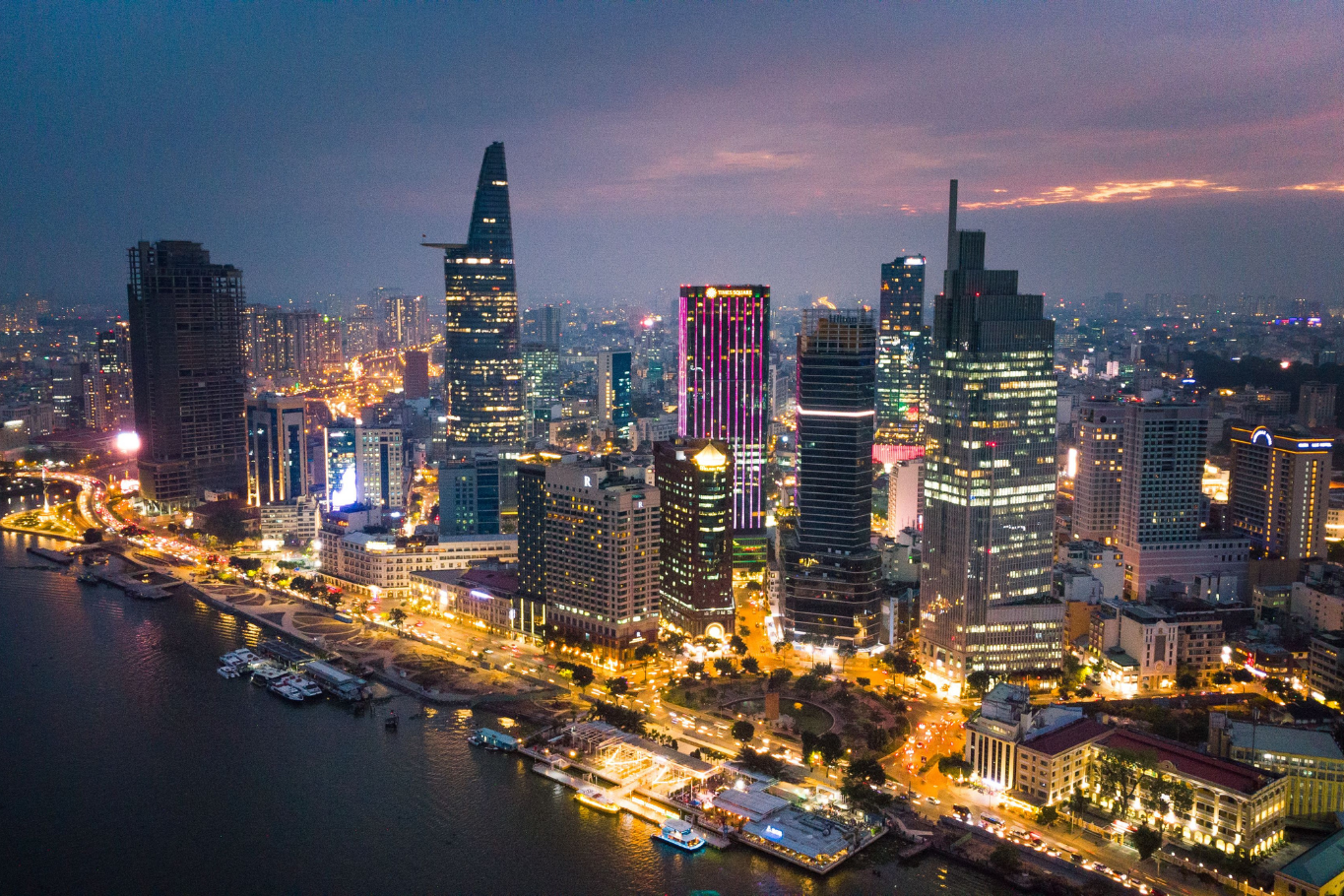 Ho Chi Minh city skylines