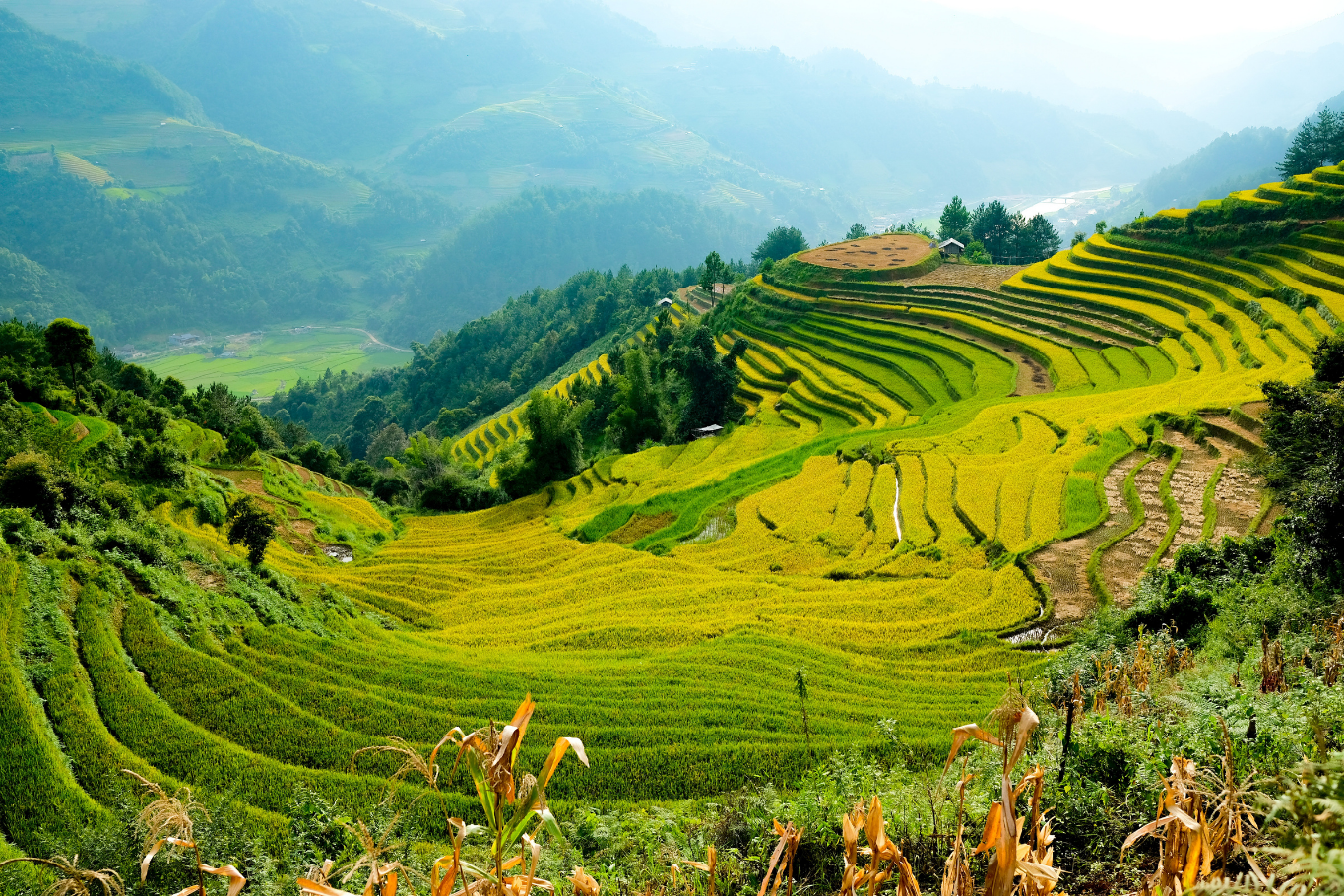 Scenic mountain landscapes of Ha Giang