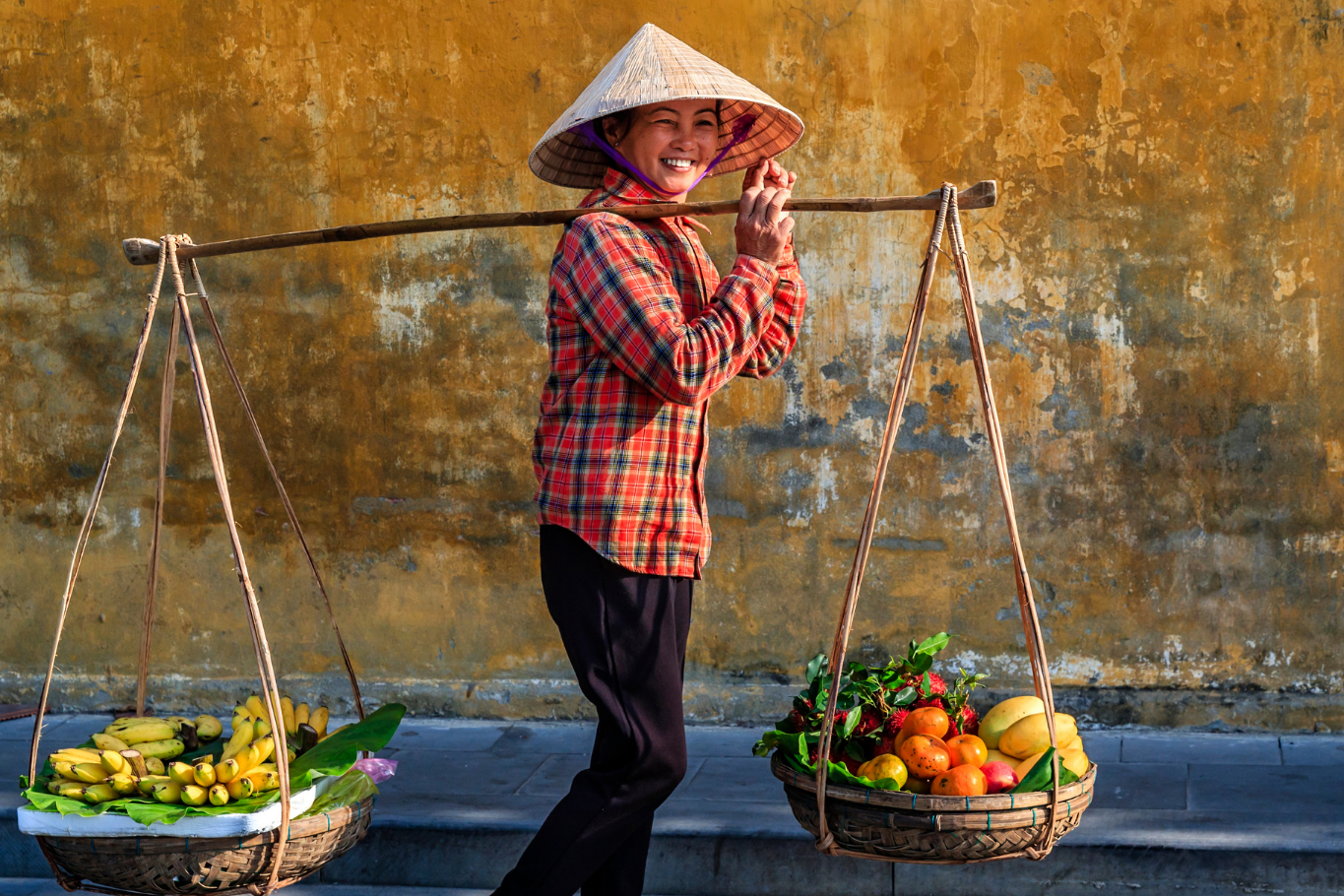 Vietnam and Laos: Local vendor in Vietnam