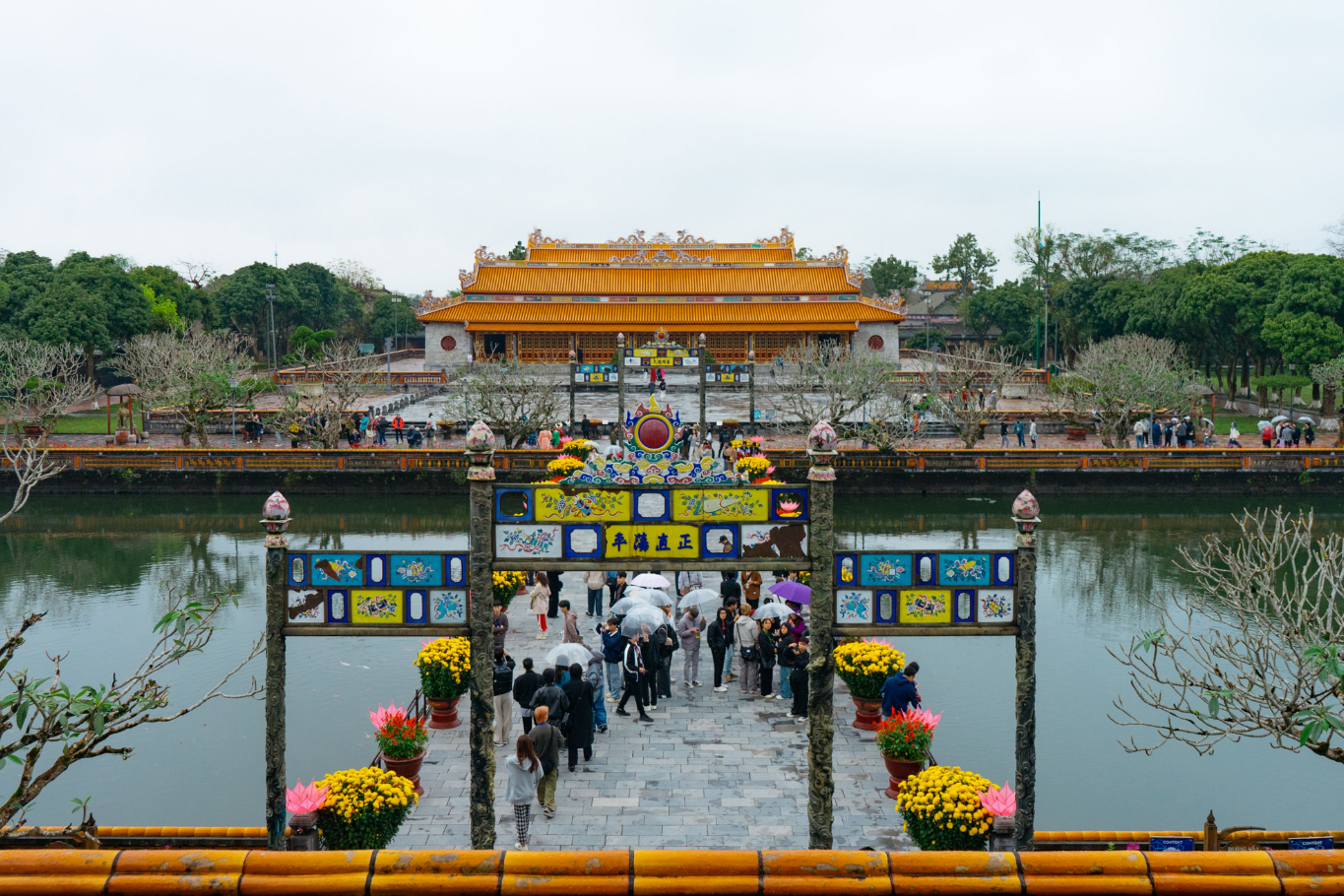 Weather in Central Vietnam: Hue Citadel