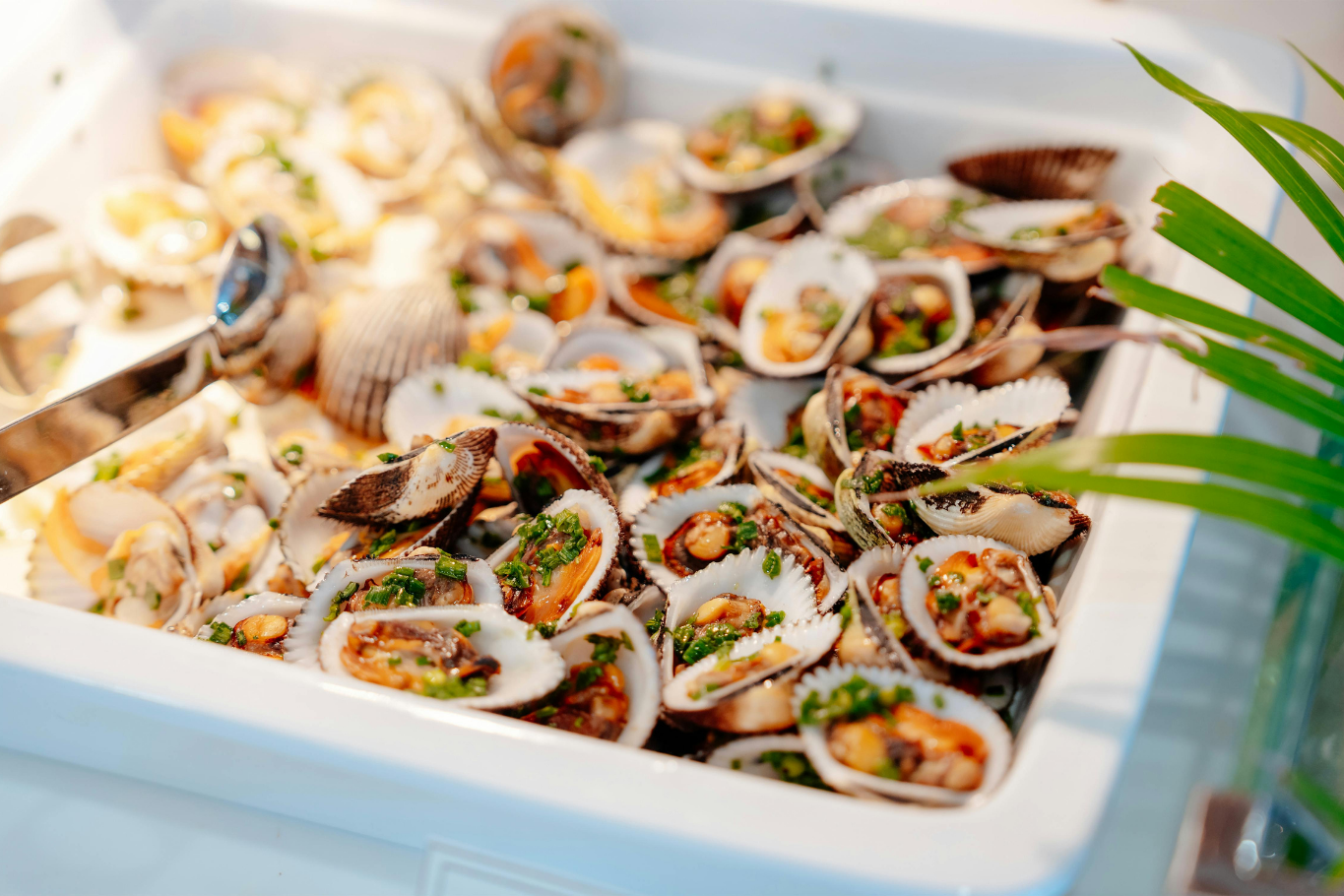 Seasoned local seafood in Nha Trang Beach