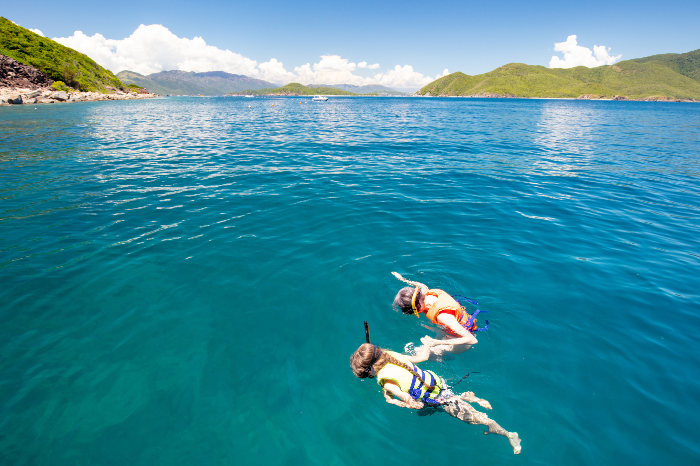 Snorkeling activity in Nha Trang Beach