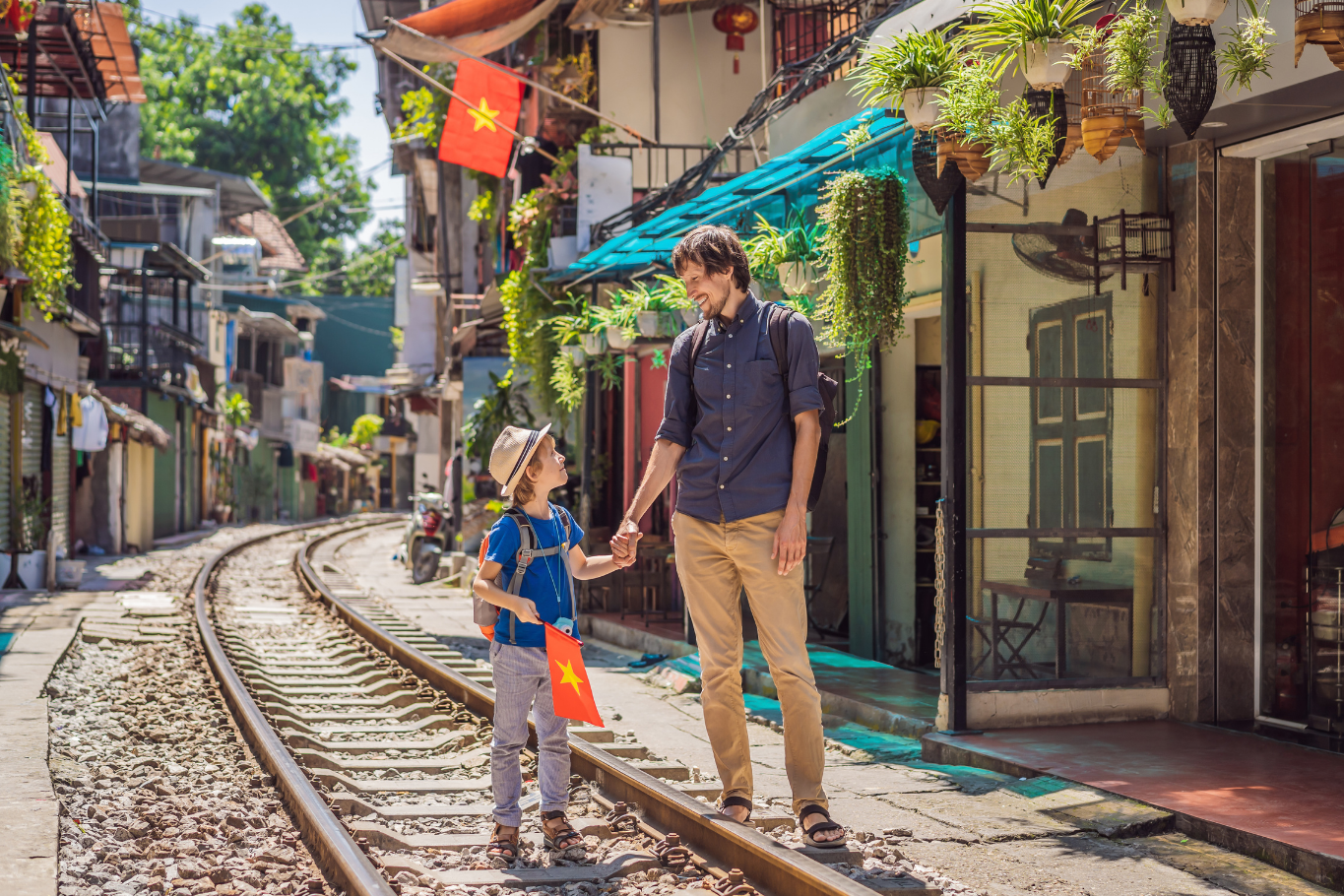 Hanoi’s historic Train Street.