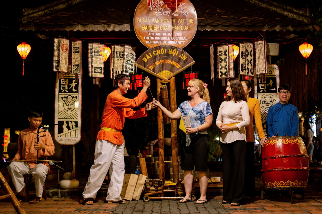 Local musical performance offering authentic cultural sounds