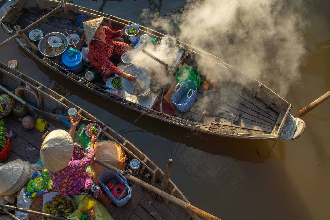 Breakfast in the Mekong Delta